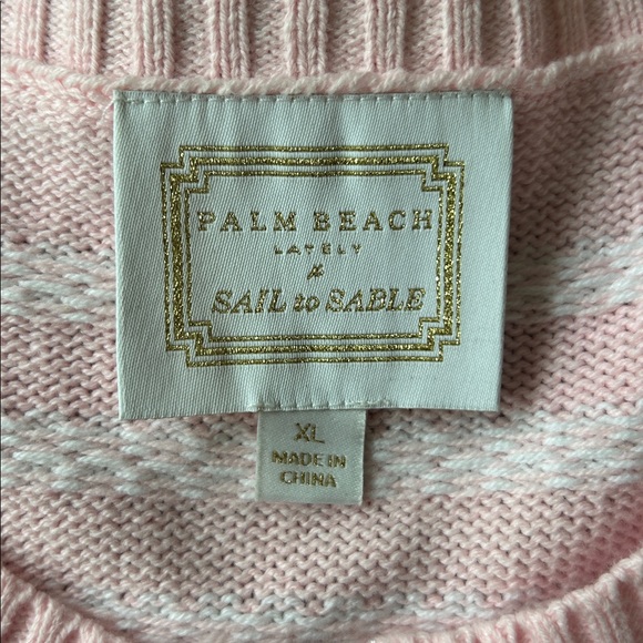 Sail to Sable & Palm Beach Lately pink cardigan - Picture 9 of 10